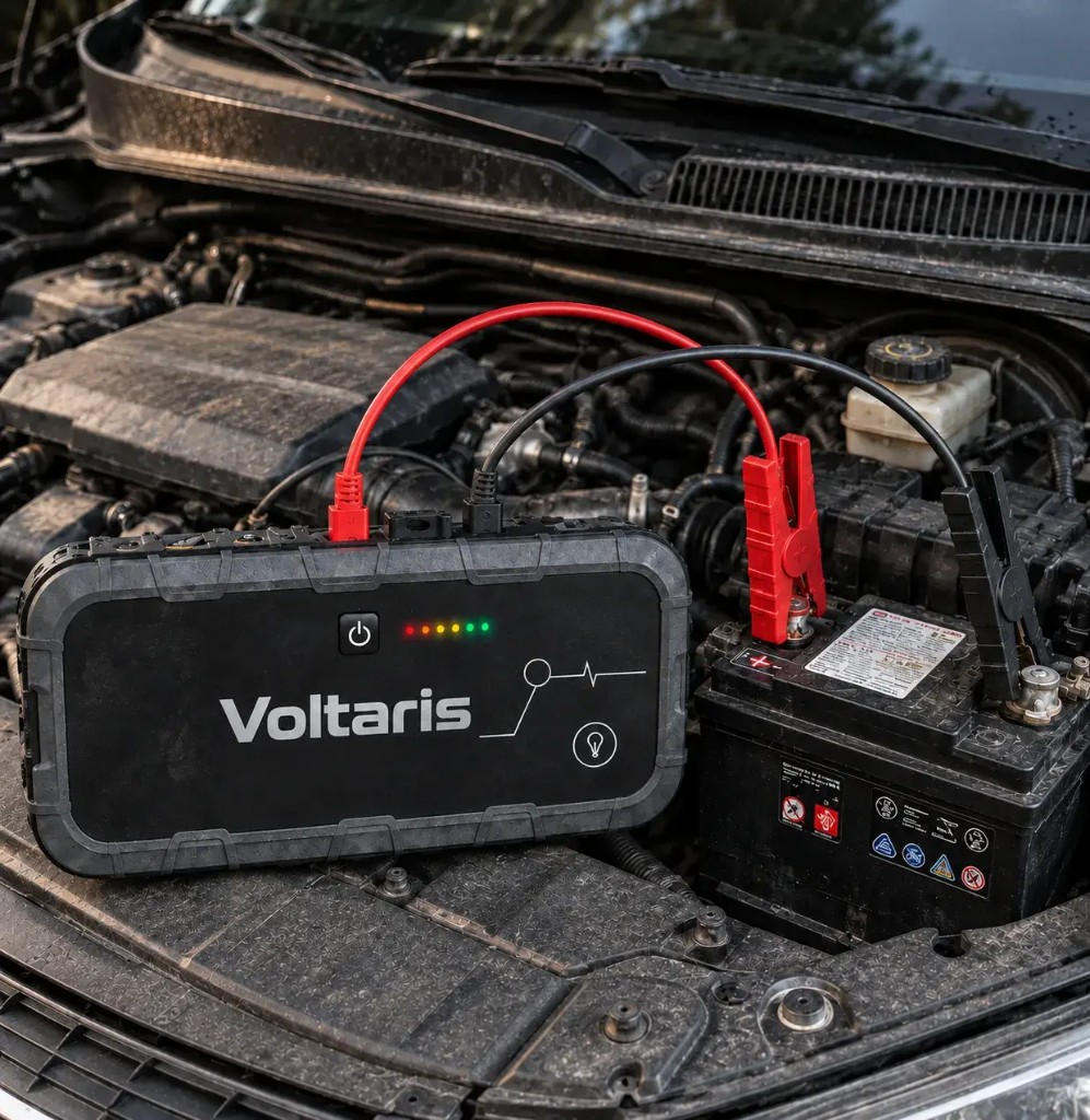 Voltaris avviatore di emergenza per auto
